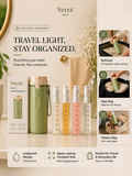 4-in-1 Travel Dispenser — Leak-Proof Refillable Toiletry Set for Travel, Gym & Business