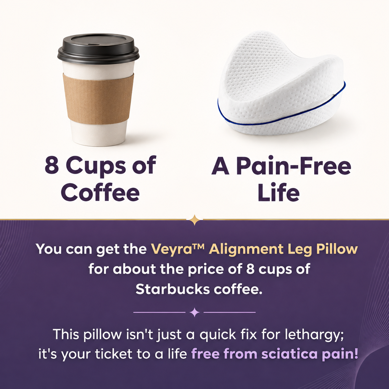 Effortlessly Combat Hip Pain & Sciatica During Your Slumber
